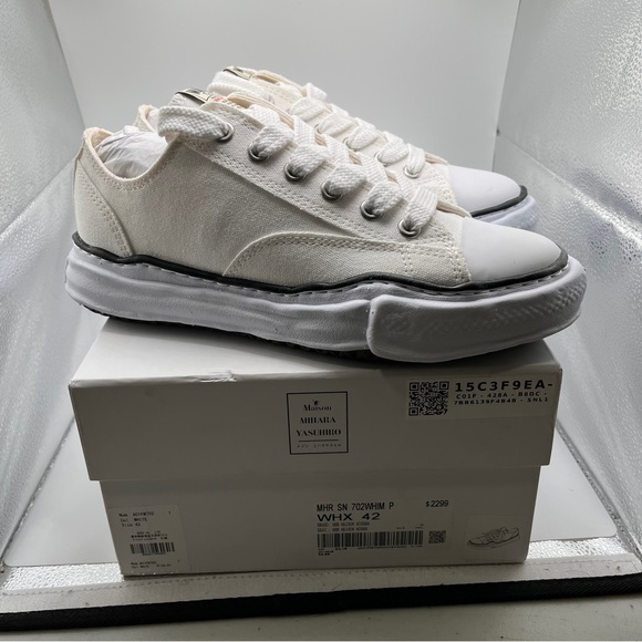 MAISON MIHARA YASUHIRO Other - NWB MAISON MIHARA YASUHIRO
PETERSON LOW OG SOLE CANVAS SNEAKER - WHITE size 42